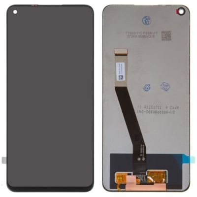 дисплей для xiaomi redmi note 9, redmi 10x 4g + touchscreen black (oem)