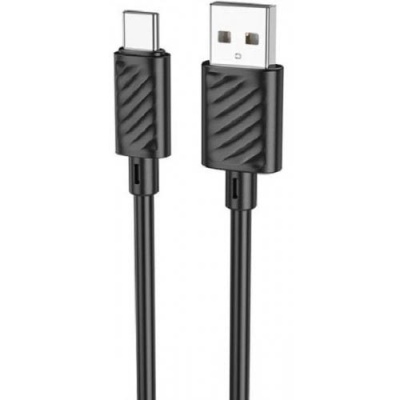 кабель hoco x88 gratifield usb - type-c 3a/1m (чорний) 