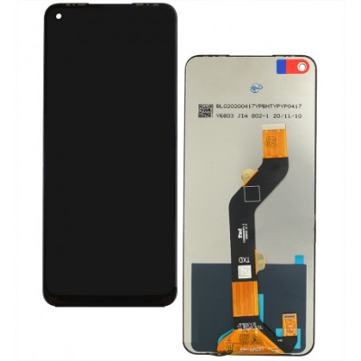 дисплей для tecno spark 6/camon 16/pova (ke7/ce7j/ld7) з чорним тачскріном original prc