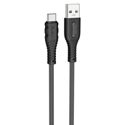 кабель hoco x67 usb - type-c 5a/1m (чорний) 