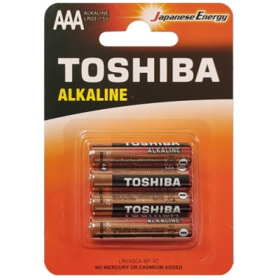 батарейка toshiba lr3 bl (4шт) 