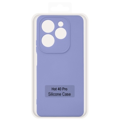 Купить чохол soft silicone case full для infinix hot 40/40 pro (lilac) онлайн
