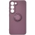 Купить силіконовий чохол soft silicone casevsmagnet ring для samsung s911 galaxy s23 - cherry purple онлайн