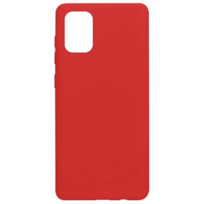 Купить чохол soft silicone case full для samsung a715 galaxy a71 (червоний) онлайн