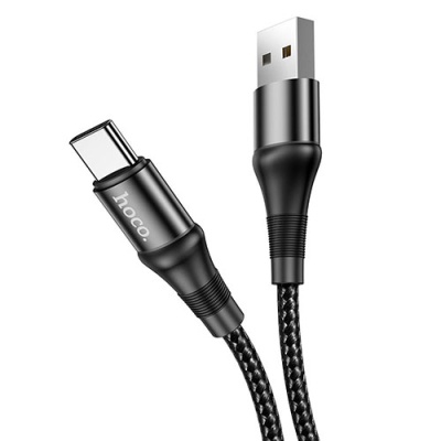 кабель hoco x50 excellent usb - type-c 3.0a/1m (чорний) 