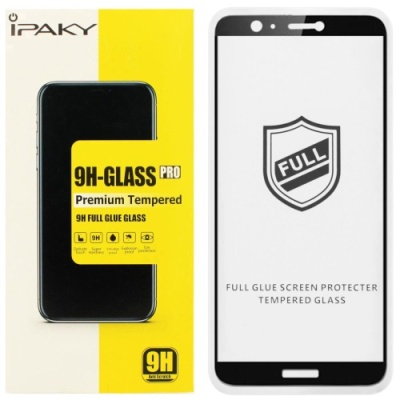 захисне скло ipaky для huawei p smart (чорний) 