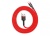 кабель baseus cafule usb - lightning 1.5a/2m (calklf-c09) (red-black) 