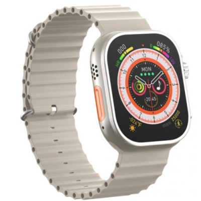 смарт-годинник xo m9 ultra amoled (срібний) 