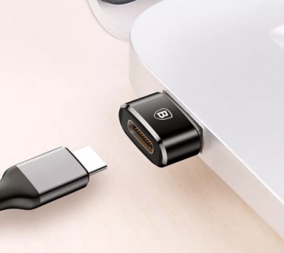 перехідник baseus type-c to usb (black) 