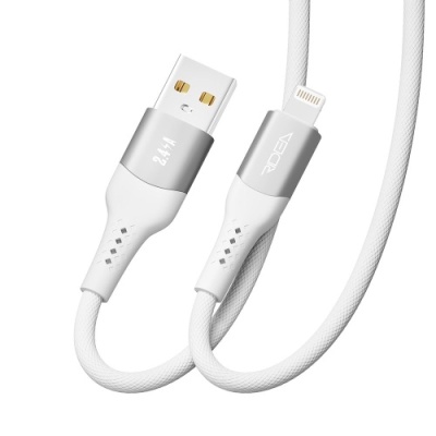 кабель ridea rc-us42 ultrastrong usb - lightning 12w 1.2m (бiлий) 