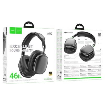 бездротові навушники накладні hoco w52 (чорний) 