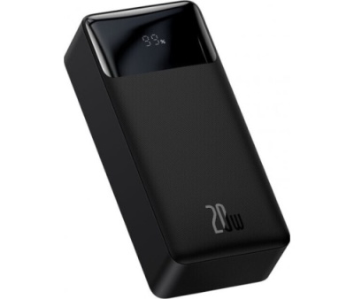 додаткова батарея power bank baseus bipow digital display 20w 30000mah black (ppbd050401) 