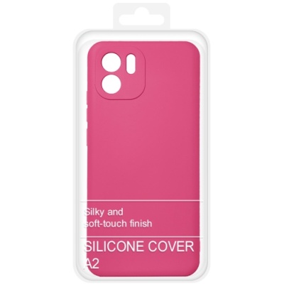 Купить силіконовий чохол soft silicone case для xiaomi redmi a1/a2 (малиновий) онлайн