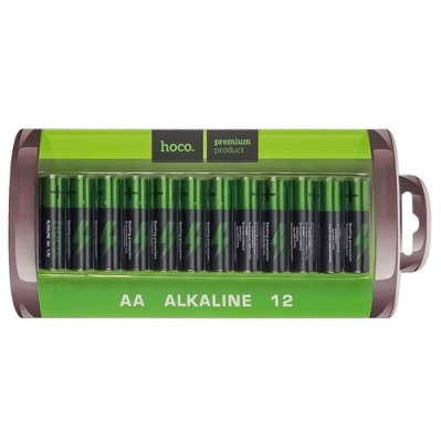батарейка hoco alkaline lr6 aa (12шт) 