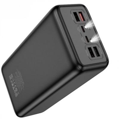 додаткова батарея power bank hoco db81a  apollo pd65w+qc3.0 22.5w 50000 mah (чорний) 