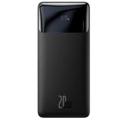 додаткова батарея power bank baseus bipow digital display 20w 10000mah black (ppdml-l01) 