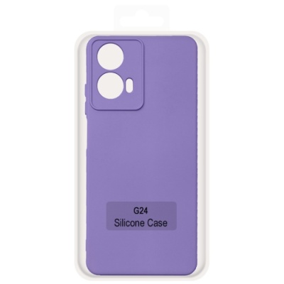 Купить чохол soft silicone case full для motorola g04/g04s/g24/e14 (elegant purple) онлайн
