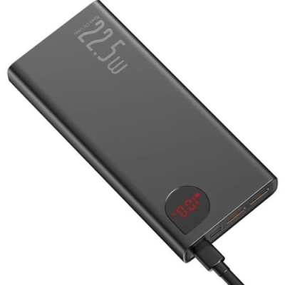 додаткова батарея power bank baseus ppad 070101 adaman metal qc 22.5w 20000 mah (чорний) 