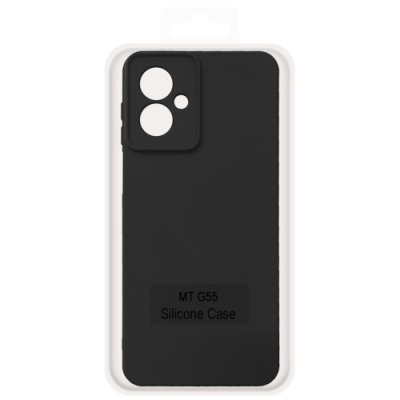Купить чохол soft silicone case full для motorola g55 (black) онлайн