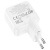 Мережевий Зарядний Пристрій HOCO C111A PD30W+ QC3.0 (1USB/1Type-C) (білий) мережевий зарядний пристрій hoco c111a pd30w+ qc3.0 (1usb/1type-c) (білий)