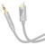 кабель aux hoco upa30 3.5mm(male) - lightning(male) 1m (сірий) 