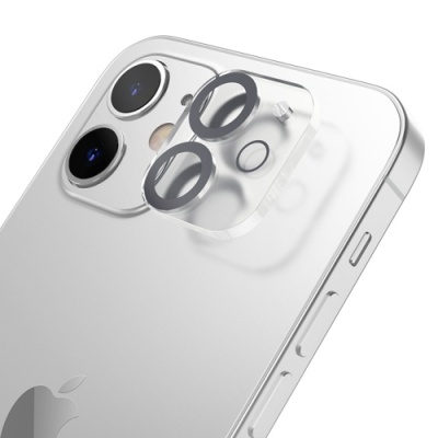 захисно скло на камеру hoco g13 3d для apple iphone 12 (чорний) 