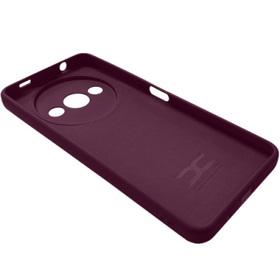 Купить силіконовий чохол soft silicone case для xiaomi redmi a3/poco c61 (бордовий) онлайн