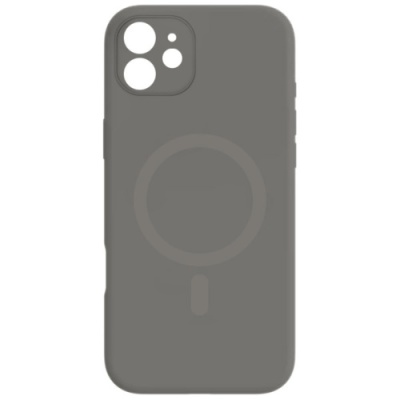 Купить чохол silicone case full camera with magsafe для apple iphone 12 (titanium grey) онлайн