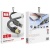 кабель lan earldom nw2 flat cat8 utp 26awg (7/0.16cca) * 4p+cross 6mm/5m black 