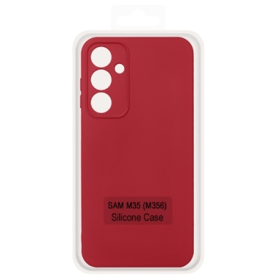 Купить чохол soft silicone case full для samsung m356 galaxy m35 5g (red) онлайн