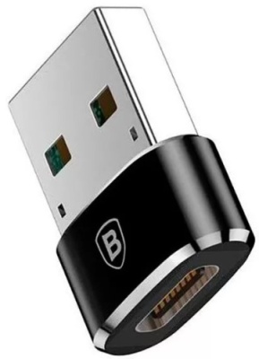 перехідник baseus type-c to usb (black) 