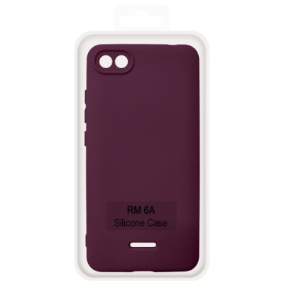 Купить чохол soft silicone case full для xiaomi redmi 6a (maroon) онлайн