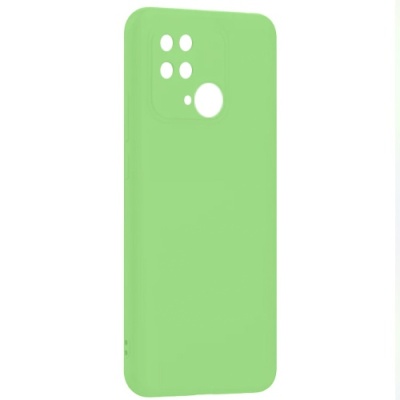 Купить чохол soft silicone case full для xiaomi redmi 10c (салатовий) онлайн