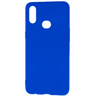 Купить силіконовий чохол soft silicone case для samsung a107 galaxy a10s - blue онлайн