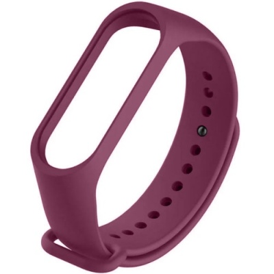 ремінець для xiaomi mi band 5/6/7 maroon 