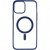 Купить чохол color+magsafe для apple iphone 11 (08) темно-синій онлайн