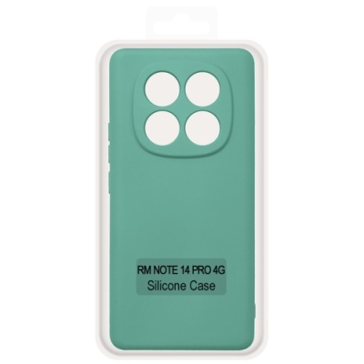 Купить чохол soft silicone case full для xiaomi redmi note 14 pro 4g (бірюзовий) онлайн