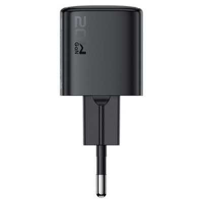 мережевий зарядний пристрій acefast a117 pd20w (1type-c) (чорний) 