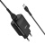 Мережевий Зарядний Пристрій Hoco C72Q 1USB/18W/QC3.0 + (USB - Type-C) (Чорний) мережевий зарядний пристрій hoco c72q 1usb/18w/qc3.0 + (usb - type-c) (чорний)
