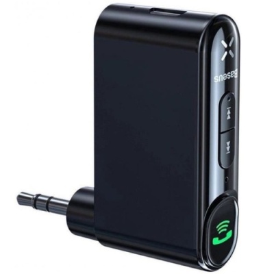 Bluetooth аудіо ресівер Baseus Qiyin AUX Car (WXQY-01) (Чорний)