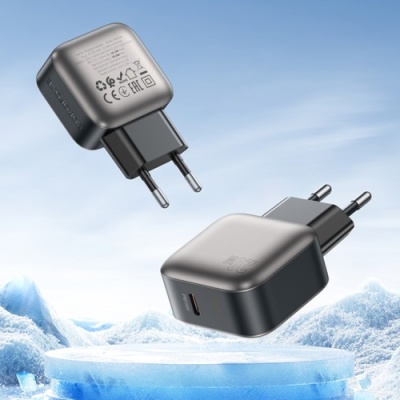 мережевий зарядний пристрій borofone bas53a 1type-c/20w/pd (чорний) 