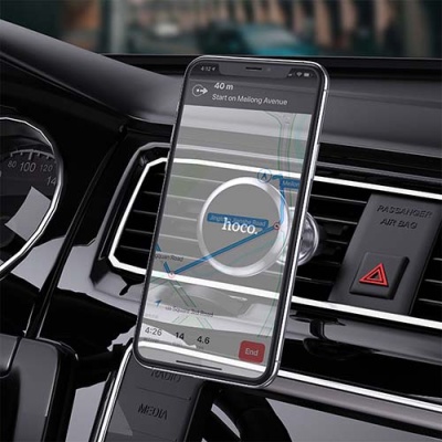 Автотримач Hoco CA69 Sagesse aluminum alloy long (Сталевий)