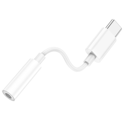 перехідник hoco ls35 type-c(male) to 3.5mm(female) digital audio converter (білий) 