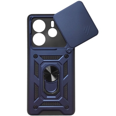 Купить чохол-накладка armor magnet camshield для xiaomi redmi note 14 5g - dark blue онлайн