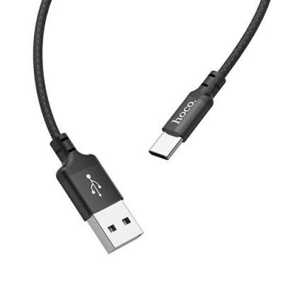 кабель hoco x14 times speed usb - type-c 3.0a/1m (чорний) 