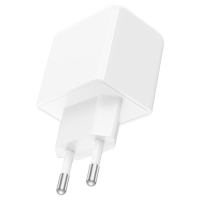 мережевий зарядний пристрій hoco cs11a 1usb/2.1a (білий) 