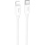 кабель hoco x87 magic silicone (pd) type-c - lightning 20w 3a/1m (білий) 