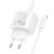 Мережевий Зарядний Пристрій Hoco CS55A 1USB/18W/QC3.0 + 1Type-C/30W/PD + (Type-C - Type-C) (Білий) мережевий зарядний пристрій hoco cs55a 1usb/18w/qc3.0 + 1type-c/30w/pd + (type-c - type-c) (білий)