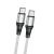 кабель hoco x50 excellent (pd) type-c - type-c 100w/5.0a/1m (сірий) 