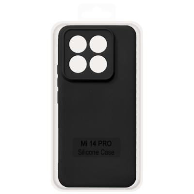 Купить чохол soft silicone case full для xiaomi 14 pro (black) онлайн
